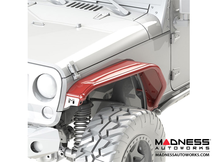 Jeep Wrangler JK Overland Tube Fenders - Front